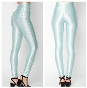 American Apparel Mint Disco Pants